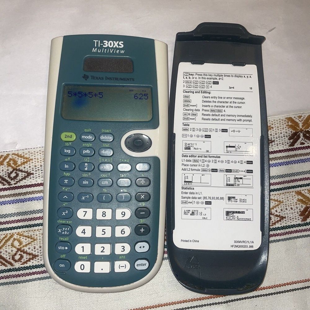 Texas Instruments TI-30XS MultiView Scientific Calculator Slim And Lightweight